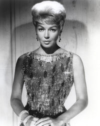 Lana Turner Vintage Portrait Photo Print in Shiny Outfit