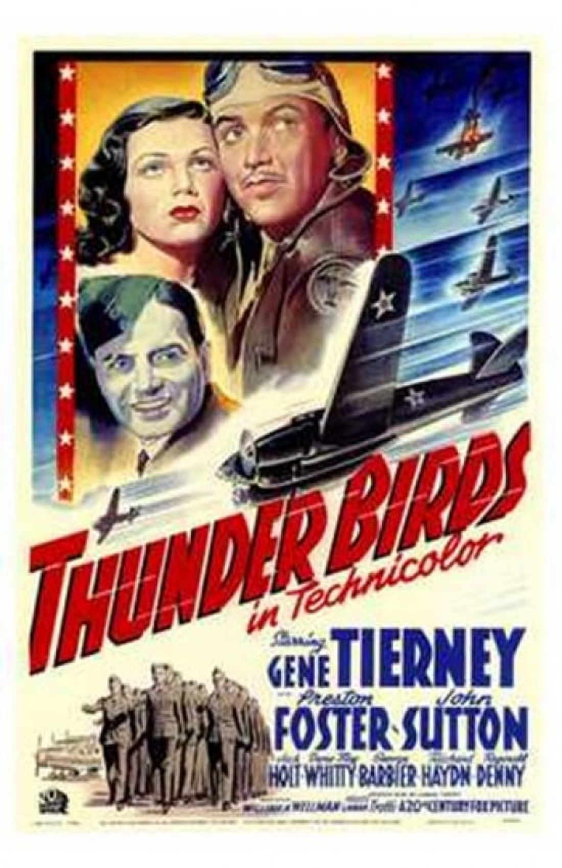 Thunder Birds movie poster in 11x17 size