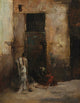 Beggars by a Door fine art print by Mariano Fortuny Marsal