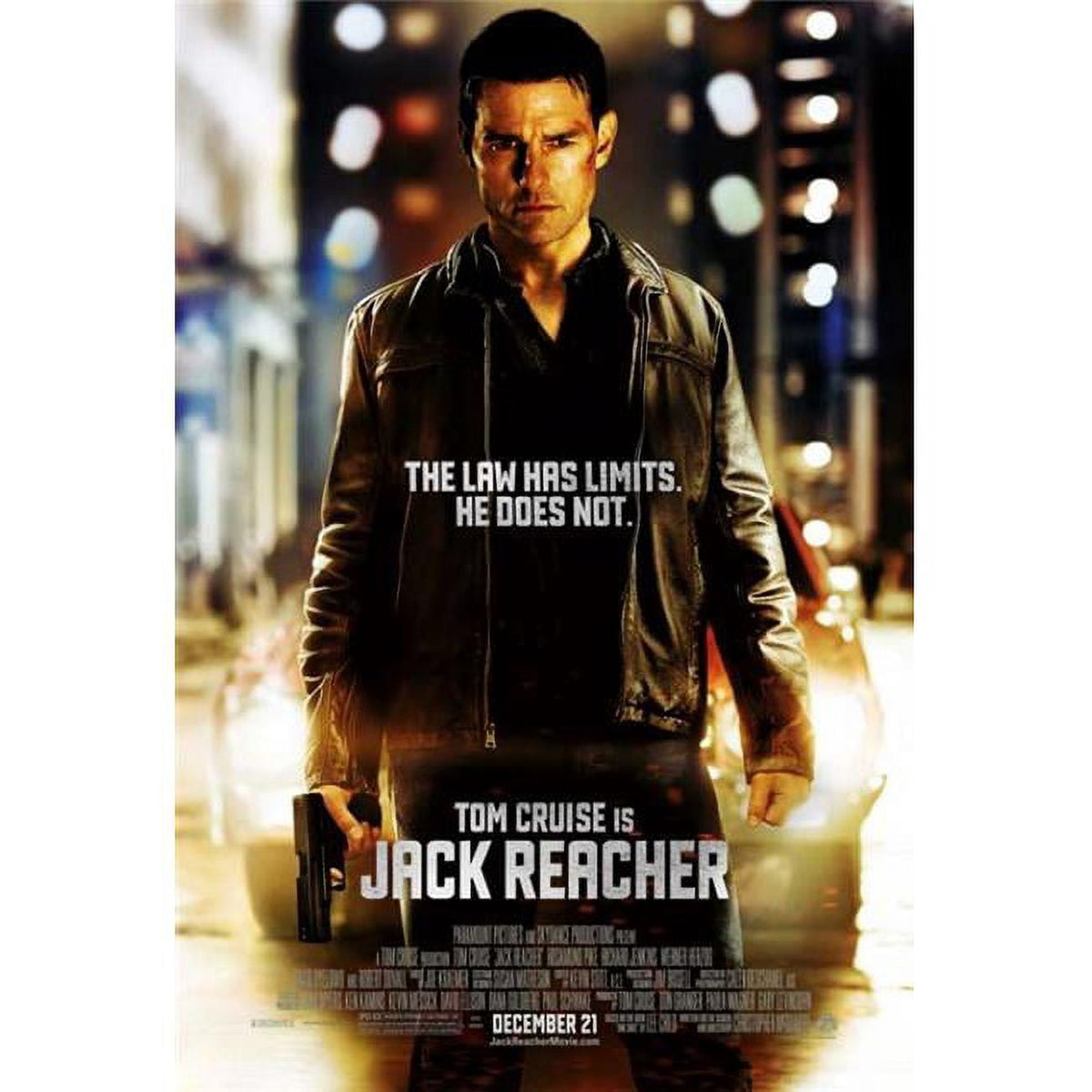 Jack Reacher Movie Poster Print 27x40