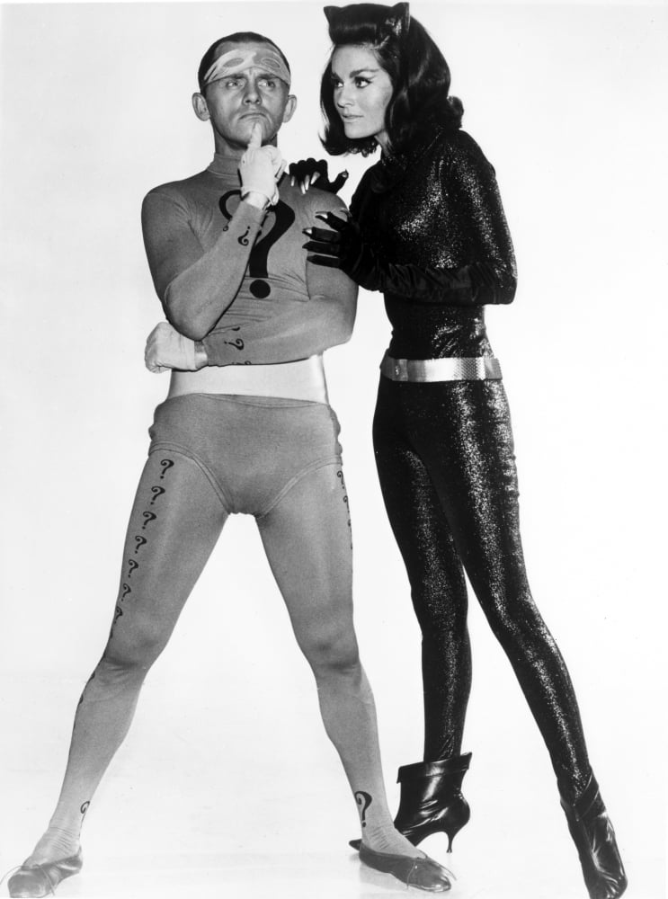 The Riddler and Catwoman Batman photo print in multiple sizes.