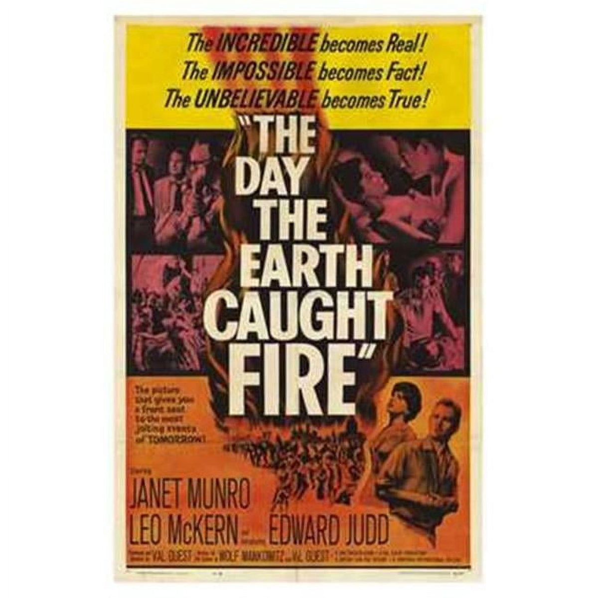 Day the Earth Caught Fire movie poster in 11x17 size.