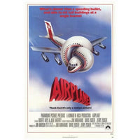 Airplane! Movie Poster Print showcasing classic comedy art in vibrant colors.