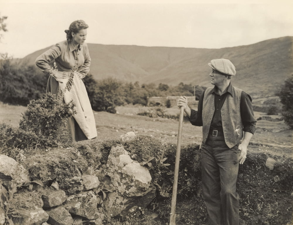 The Quiet Man movie photo print, classic film decor.