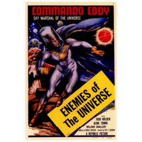Commando Cody Movie Poster Print showcasing classic sci-fi design.