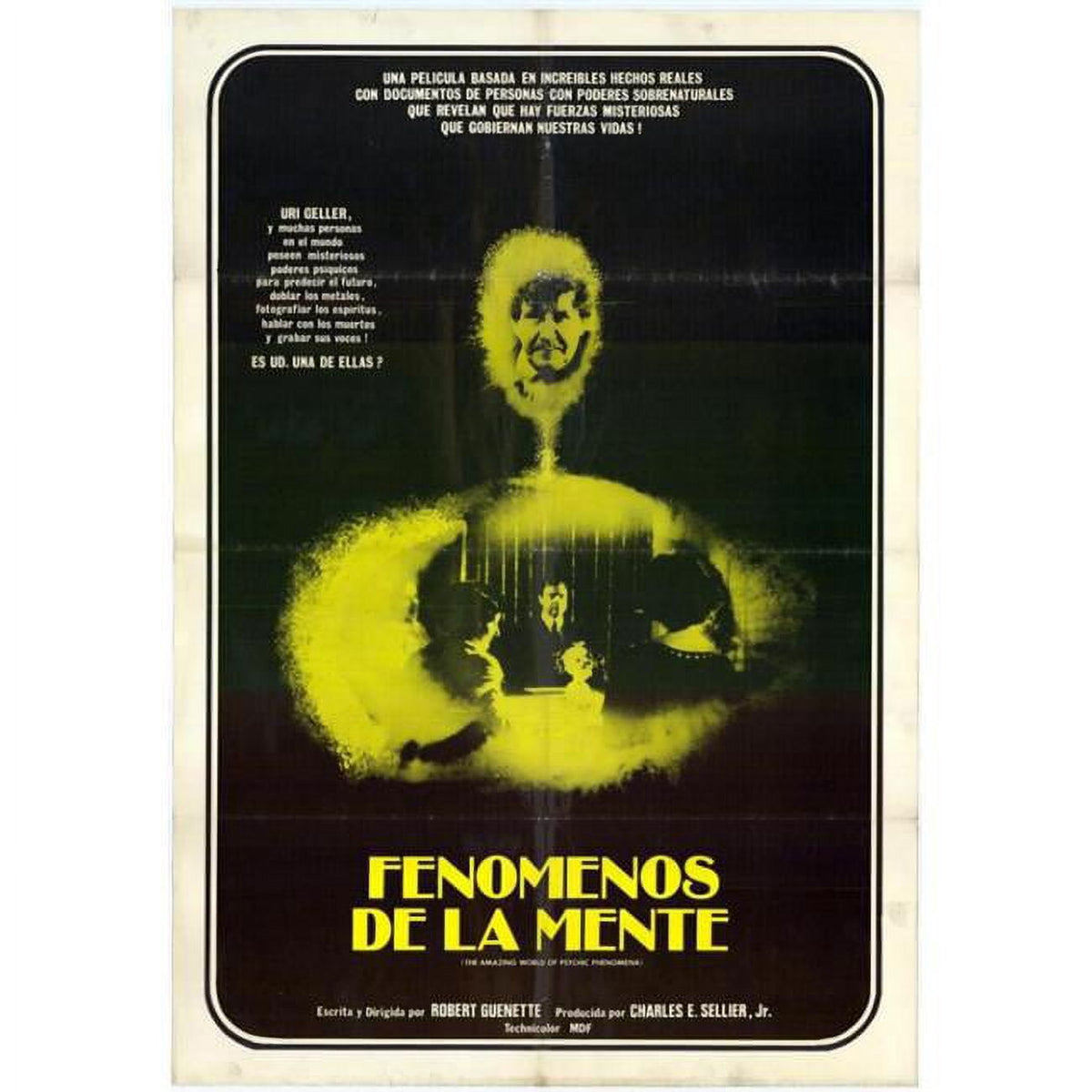 The Amazing World of Psychic Phenomena Movie Poster Print