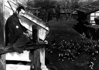 Yojimbo photo print showing iconic film imagery.