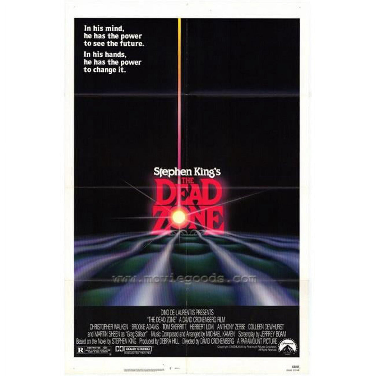 The Dead Zone Movie Poster Print - 27x40 inches featuring iconic film imagery.
