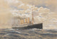 Bremer Schnelldampfer 'Kaiser Wilhelm II' poster print by Themistokles Von Eckenbrecher.
