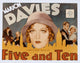 Five and Ten Movie Masterprint Poster featuring Marion Davies, Richard Bennett, and Leslie Howard