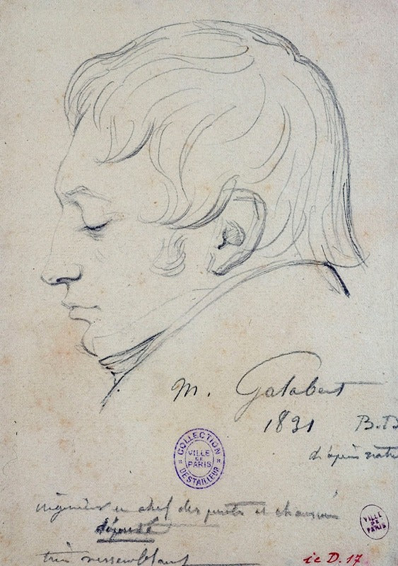 Portrait of Chief Engineer Galabert (1831) Art Print by Alexandre François Baudet-Dulary