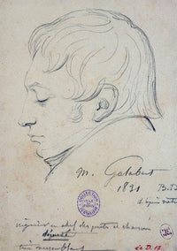 Portrait of Chief Engineer Galabert (1831) Art Print by Alexandre François Baudet-Dulary