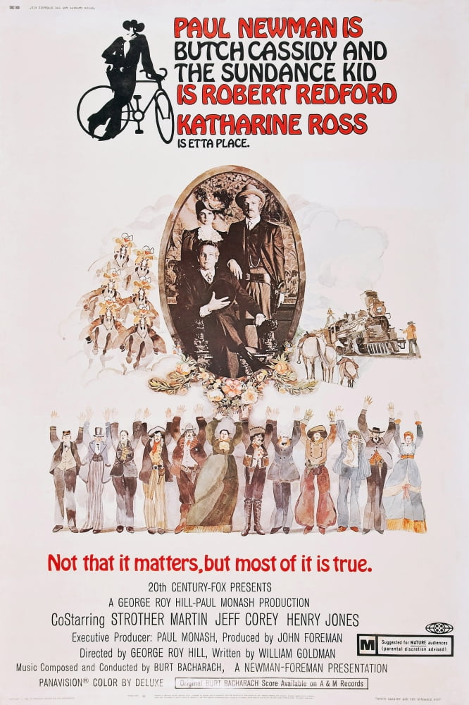 Butch Cassidy and the Sundance Kid Movie Masterprint Poster