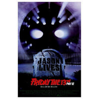 Friday the 13th Part 6 Jason Lives Movie Poster Print 27x40