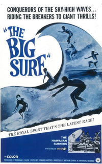 The Big Surf Movie Poster 11x17 vibrant surf art print