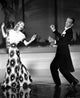 Fred Astaire and Ginger Rogers dancing on stage photo print