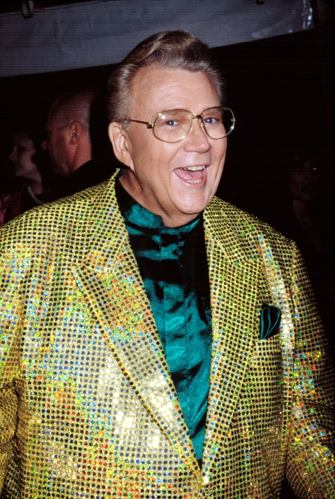 Rod Roddy at The Daytime Emmy Awards poster print by Cj Contino
