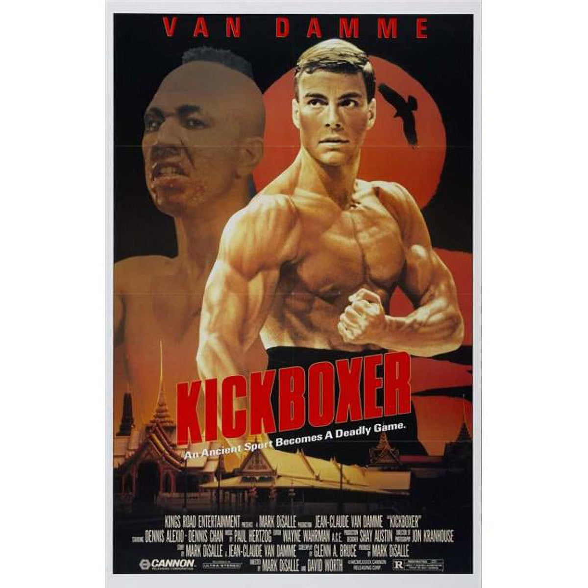 Kickboxer Movie Poster Print in vibrant colors, 27x40 inches.