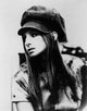 Barbra Streisand wearing a stylish hat photo print.