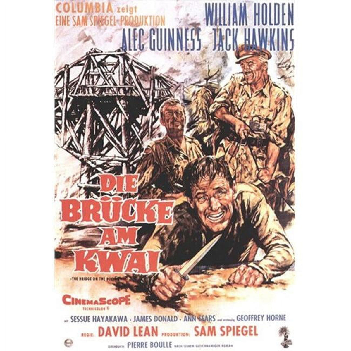 Bridge on the River Kwai Movie Poster 11x17 print