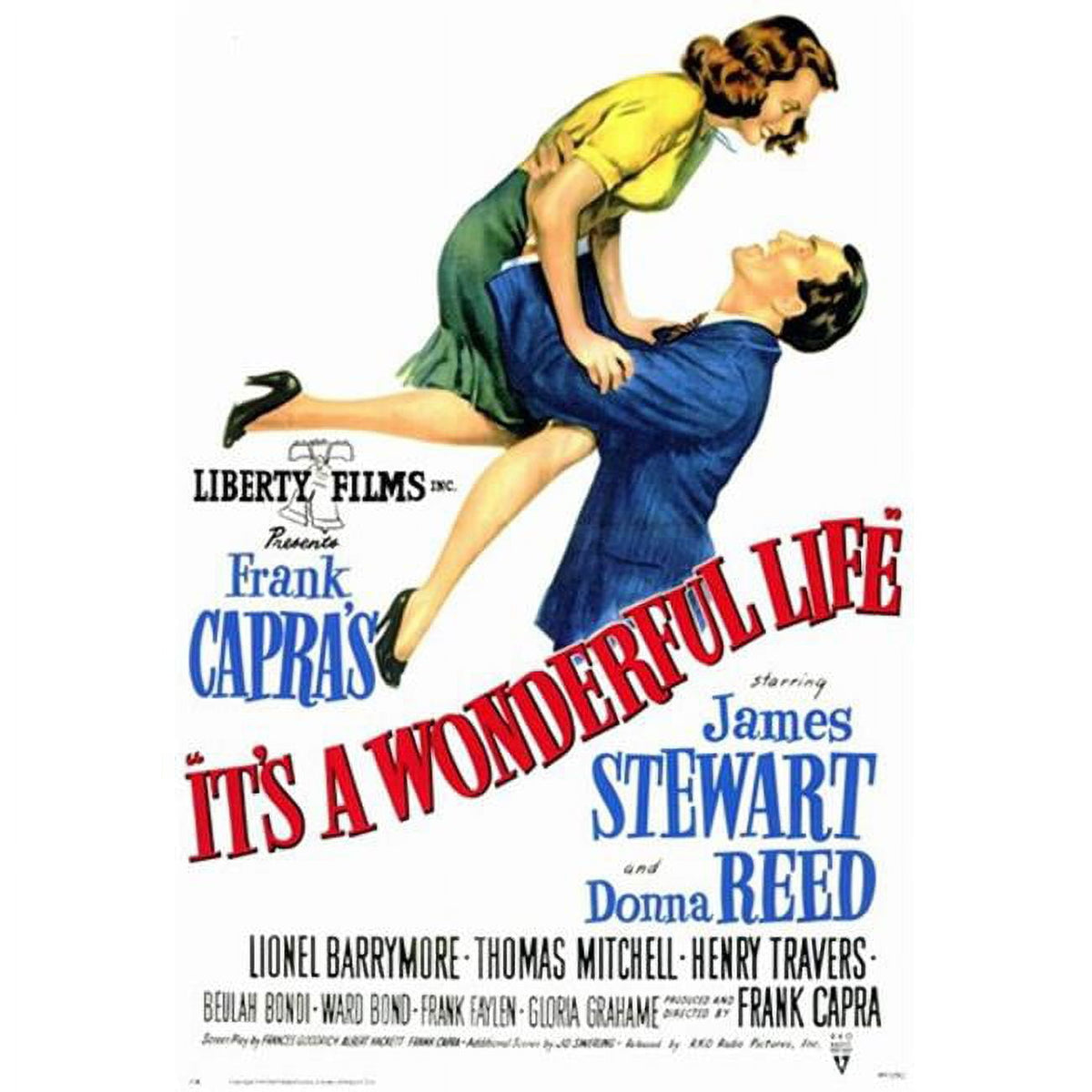 'It's a Wonderful Life' movie poster print 11x17.