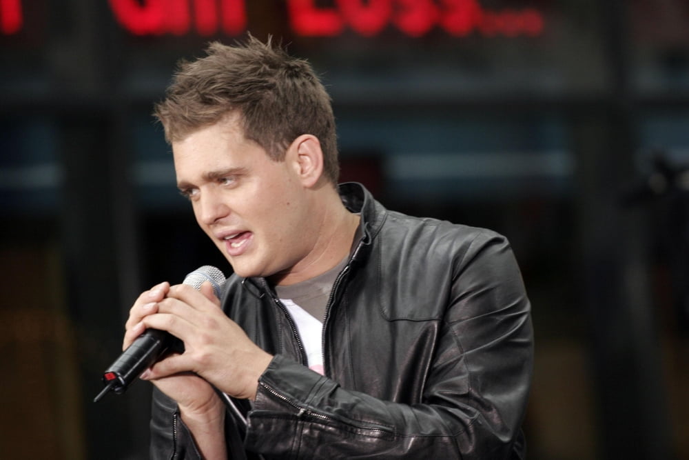 Michael Bublé On Stage Concert Print from NBC Today Show 2005 by Fernando Leon