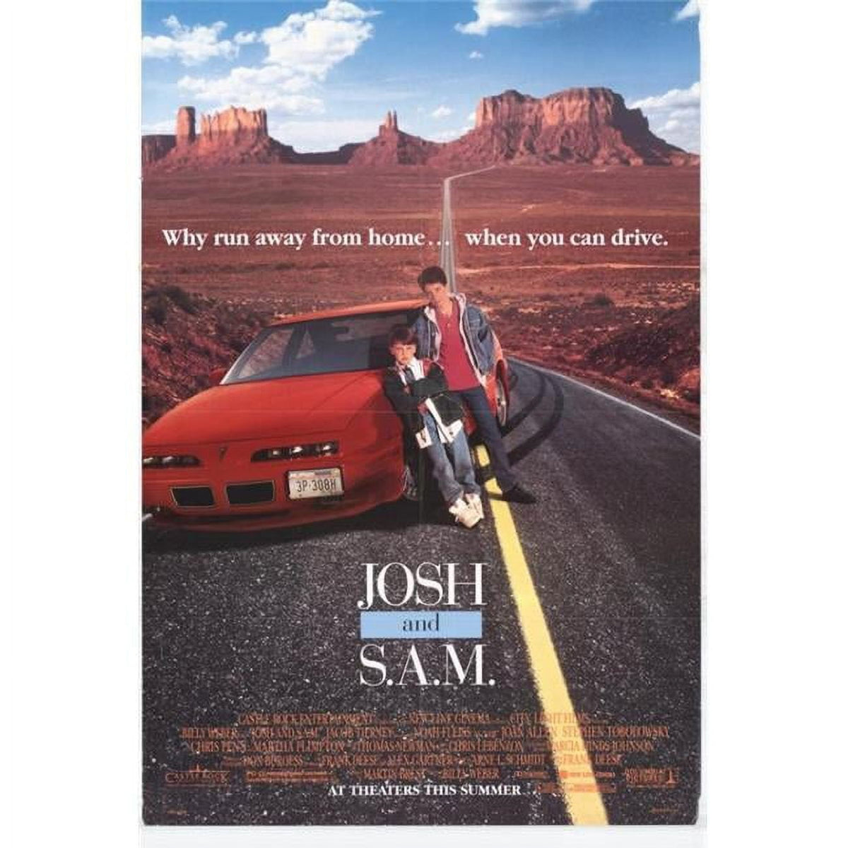 Josh and S.A.M. movie poster print in 27 x 40 inches.