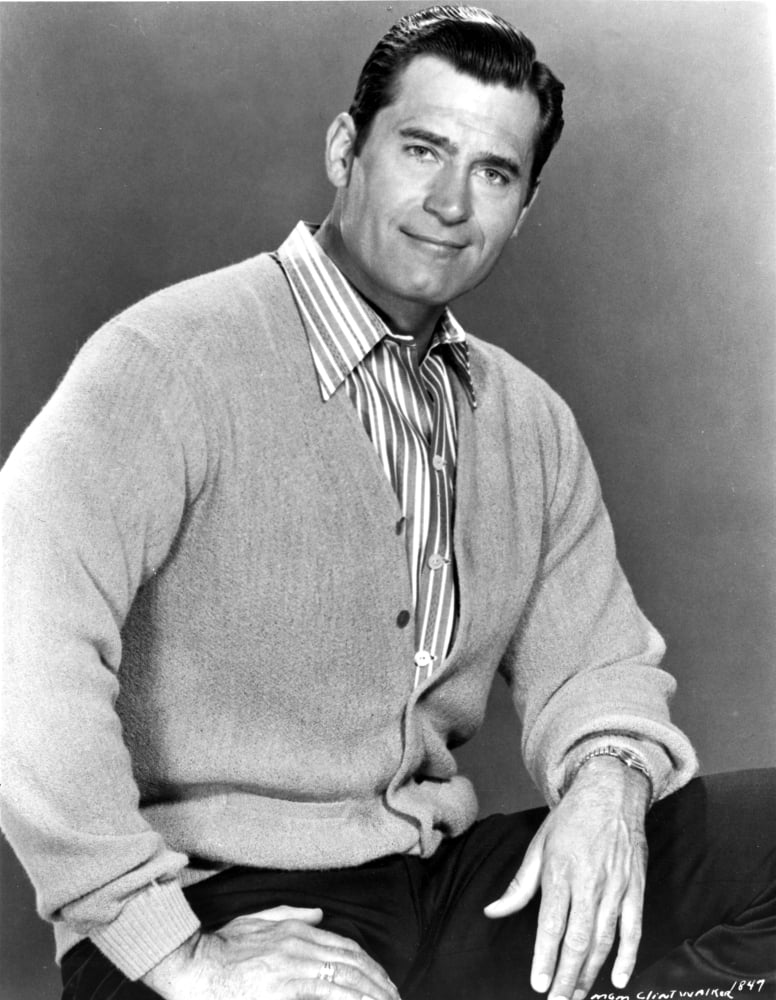 Clint Walker iconic photo print showcasing classic Hollywood star.
