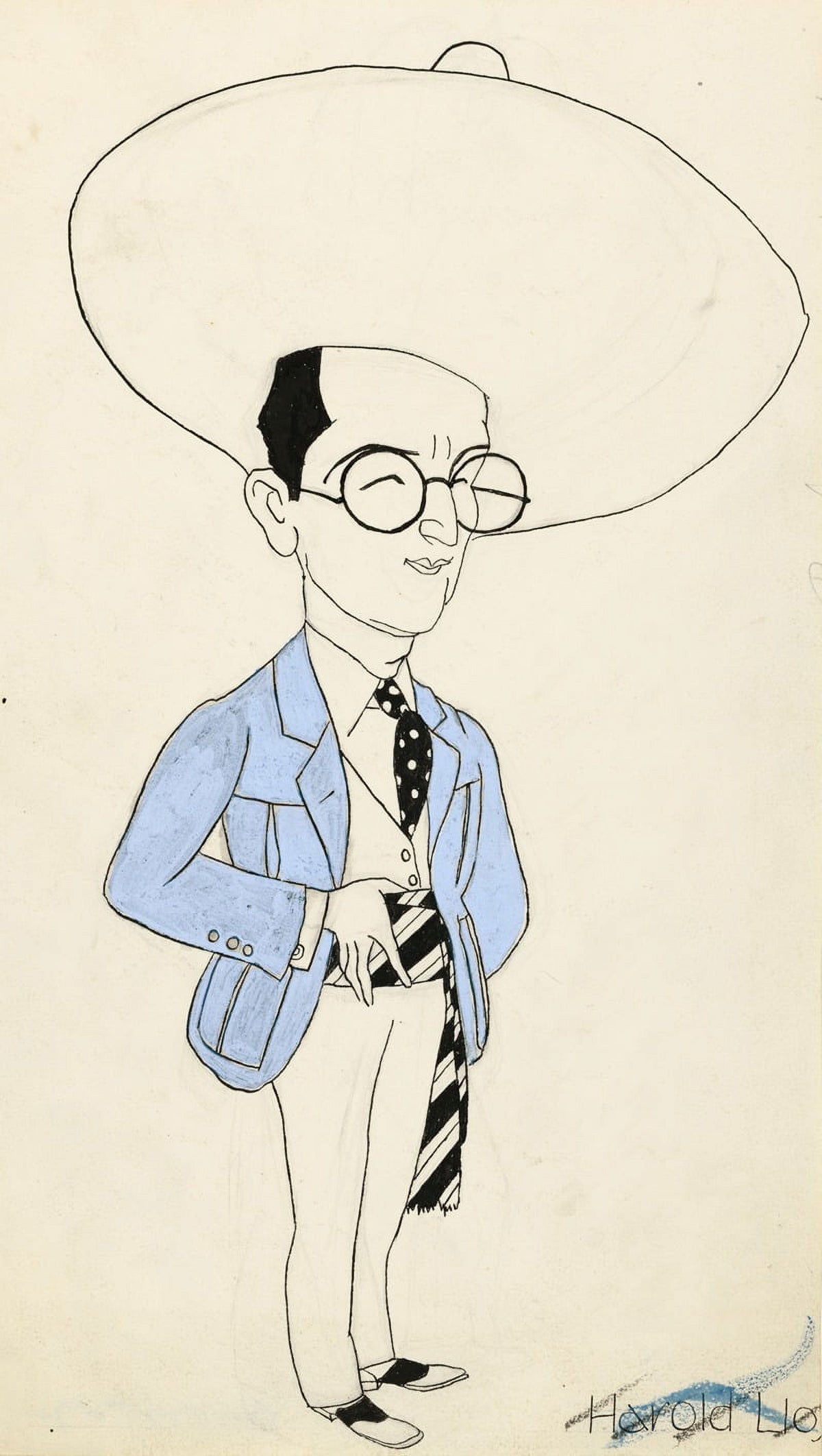 Harold Lloyd classic film poster print by Walter K. Kinstler