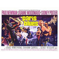 Paris Blues Movie Poster 17x11 print showcasing jazz and romance in Paris.