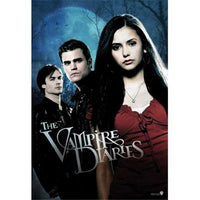 The Vampire Diaries Style F Movie Poster (11x17) featuring iconic imagery from the series.