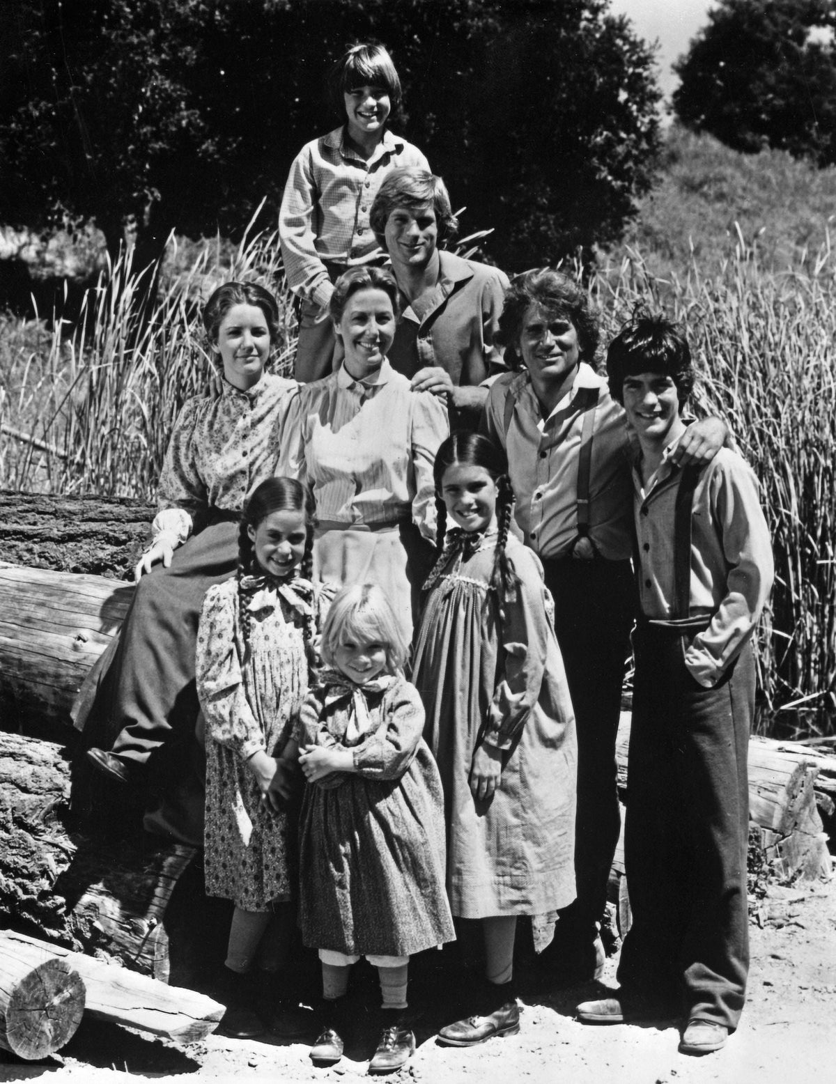 Little House On The Prairie cast photo print 8x10, nostalgic TV memorabilia.