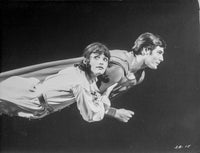 Superman photo print showing an iconic scene from the superhero universe.