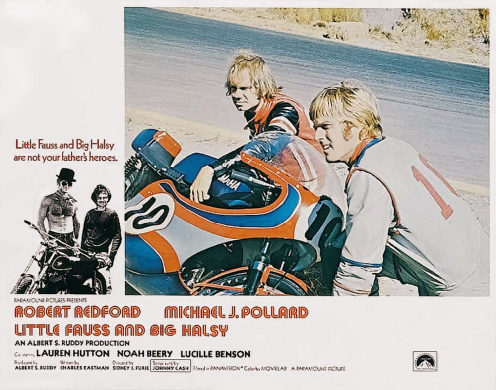 Little Fauss and Big Halsy Movie Masterprint Poster Print featuring Robert Redford and Michael J. Pollard.