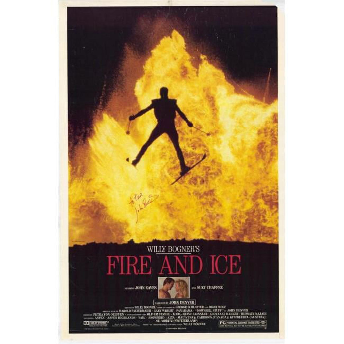 Fire and Ice Movie Poster Print 27x40 - Stunning cinematic artwork