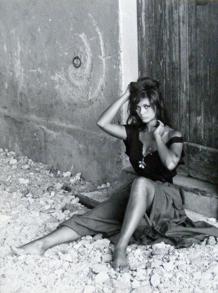 Claudia Cardinale photo print showcasing vintage cinema charm.
