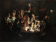 An Experiment on a Bird in an Air Pump poster print by Joseph Wright of Derby.