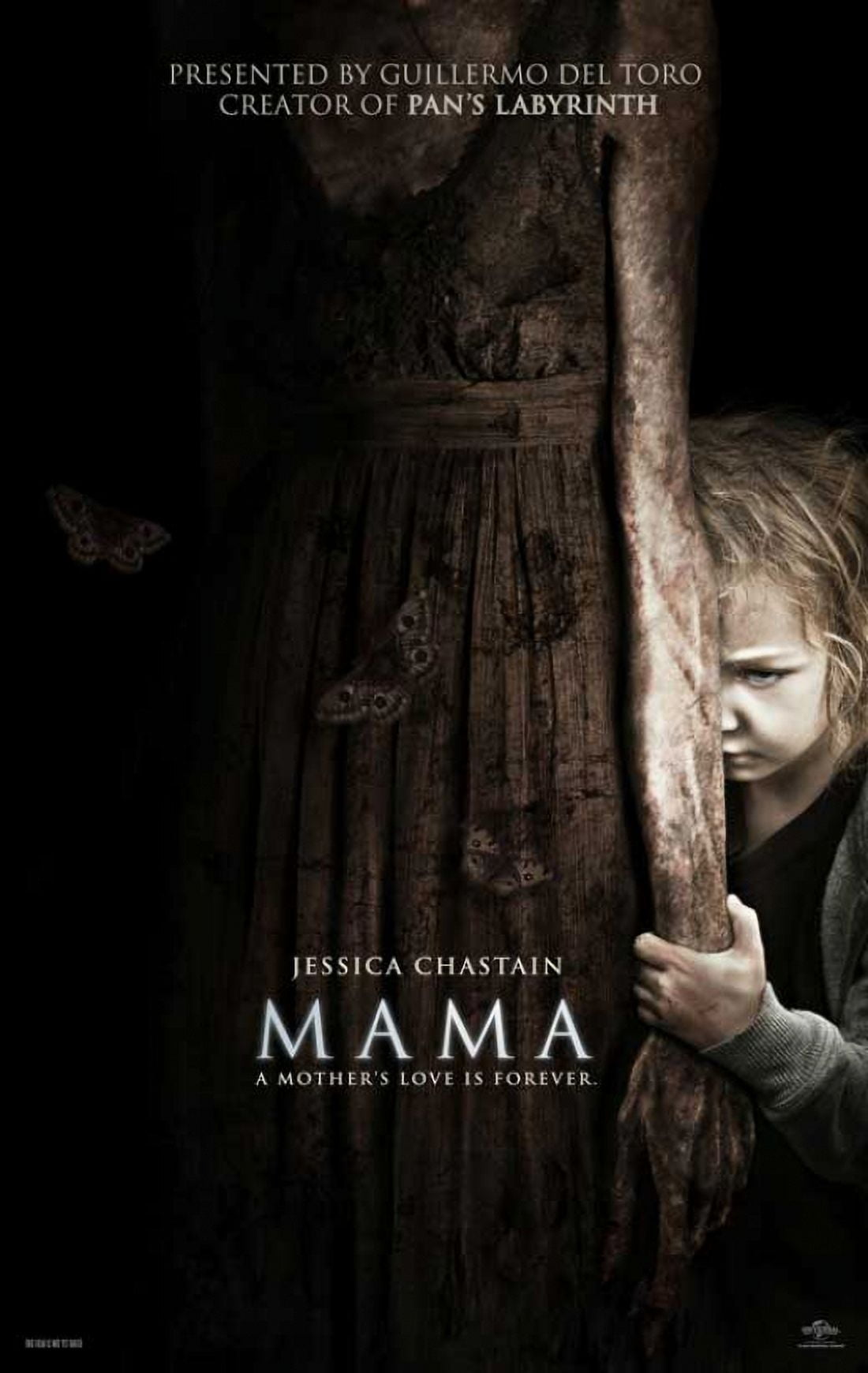 Mama Movie Poster - 11 x 17 Print showcasing eerie horror imagery.