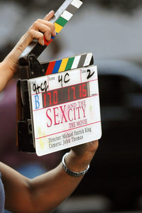 Sex and The City movie poster print capturing Manhattan atmosphere.