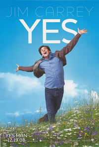 Yes Man Movie Poster - 11x17 Print featuring Jim Carrey