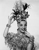 Carmen Miranda photo print featuring vibrant fruit headscarf