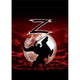 Zorro Movie Poster Print showcasing classic film art in vibrant colors.