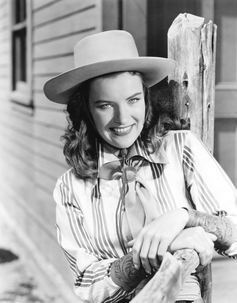 Ella Raines Tall in The Saddle 1944 photo print, 8x10 size.