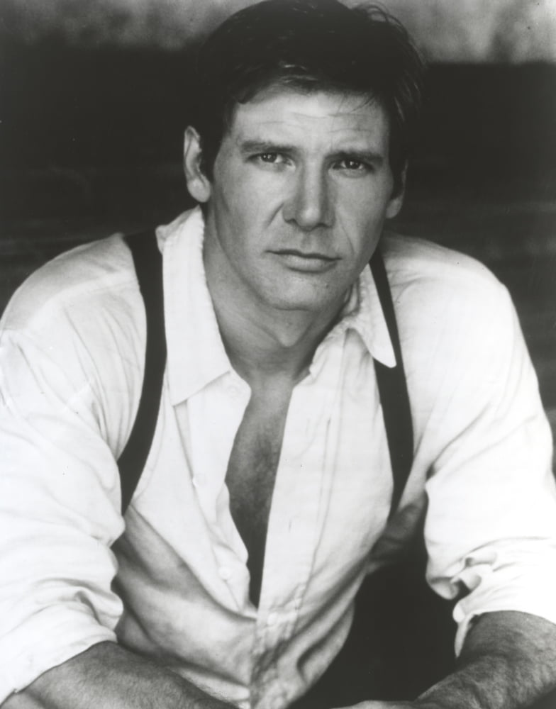 Harrison Ford iconic photo print showcasing the legendary actor.