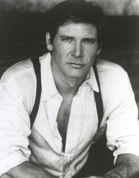 Harrison Ford iconic photo print showcasing the legendary actor.