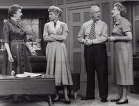 Film still from I Love Lucy photo print, vintage television decor.