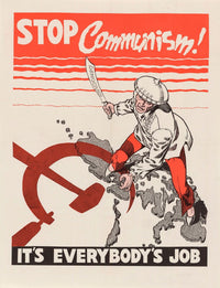 Stop Communism 1951 Poster Print by U.S. Information Agency