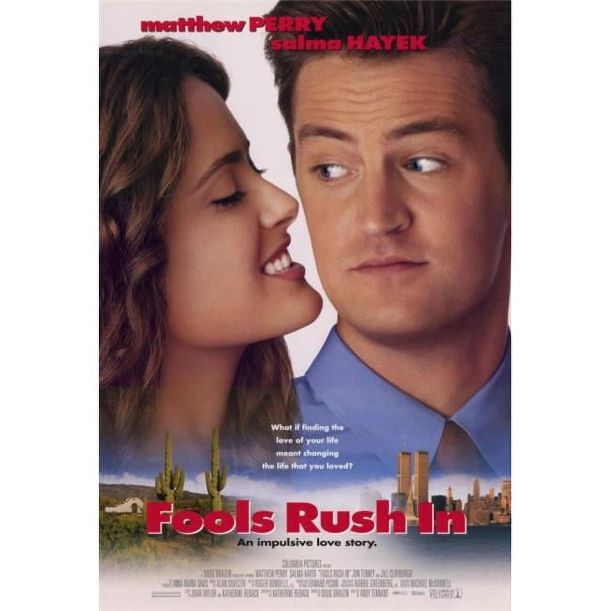 Fools Rush In Movie Poster Print in vibrant colors, 27x40 inches.
