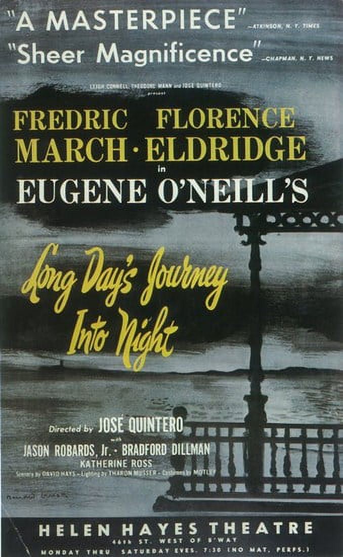 Long Day's Journey Into Night Broadway Movie Poster 11x17