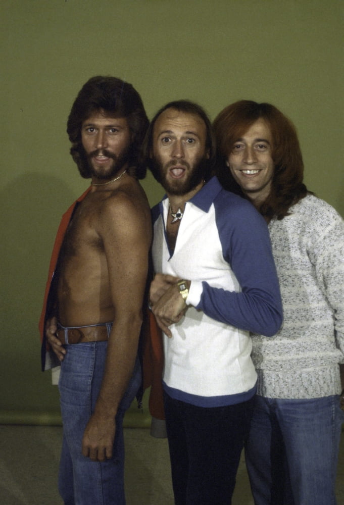 Bee Gees photo print celebrating the legendary music trio.
